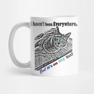 Bucket List Cat Mug